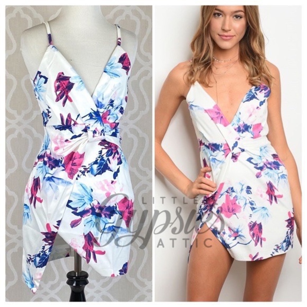 Jennifer Ultra Mini Water Color Dress - Picture 6 of 11